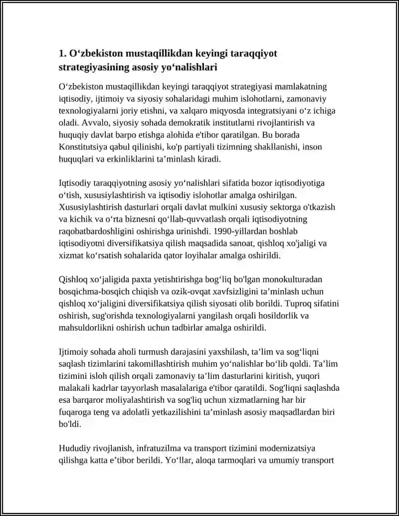 Oʻzbekiston mustaqillikdan keyingi taraqqiyot strategiyasi 3