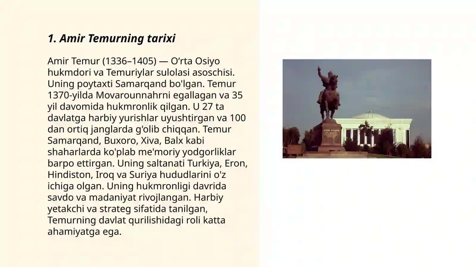 Amir Temur davlati 3