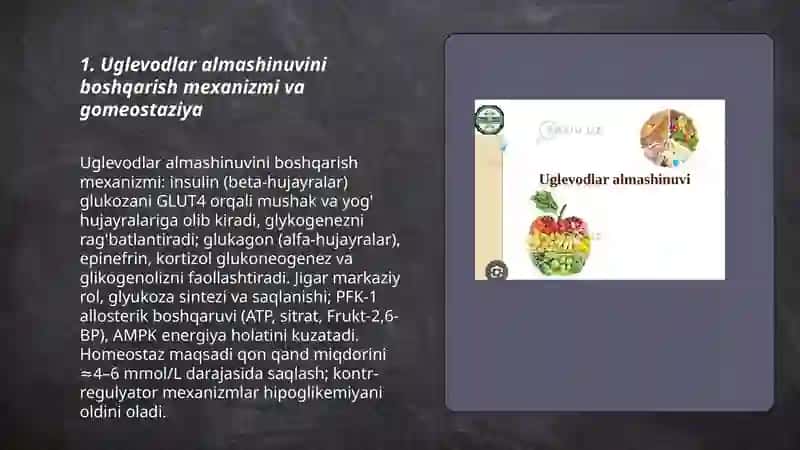 Uglevodlar almashinuvi boshqarilishining buzilishlari 3