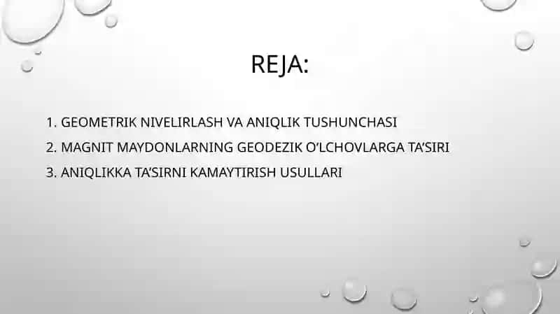 Geometrik nivelirlash aniqligiga magnit maydonlarini ta’sirini tadqiq qilish 3