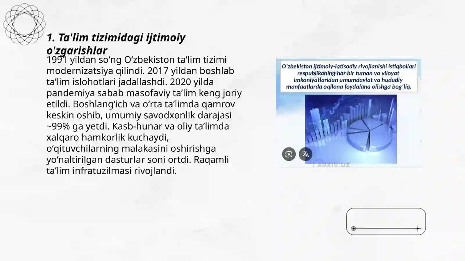 O'zbekiston Respublikasida ijtimoiy o'zgarishlar 3