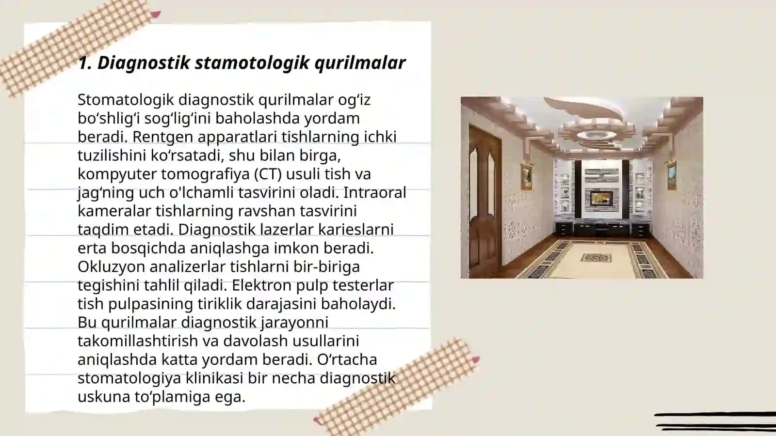 Zamonaviy stamatalagik qurilmalar.Tasnifi va xususiyatlari 3