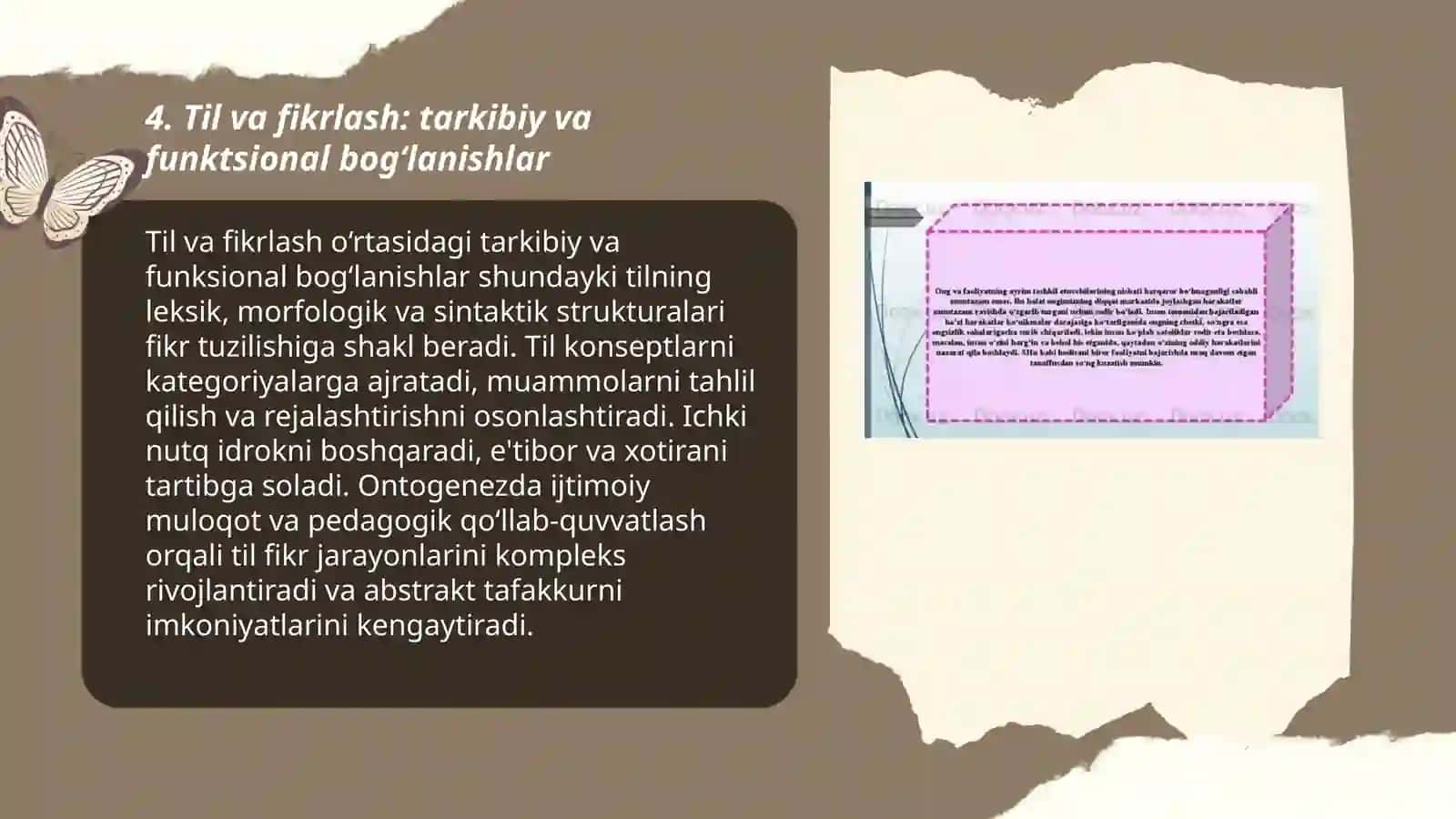 Psixik jarayonlar va miyaning o‘zaro aloqadorligi 3