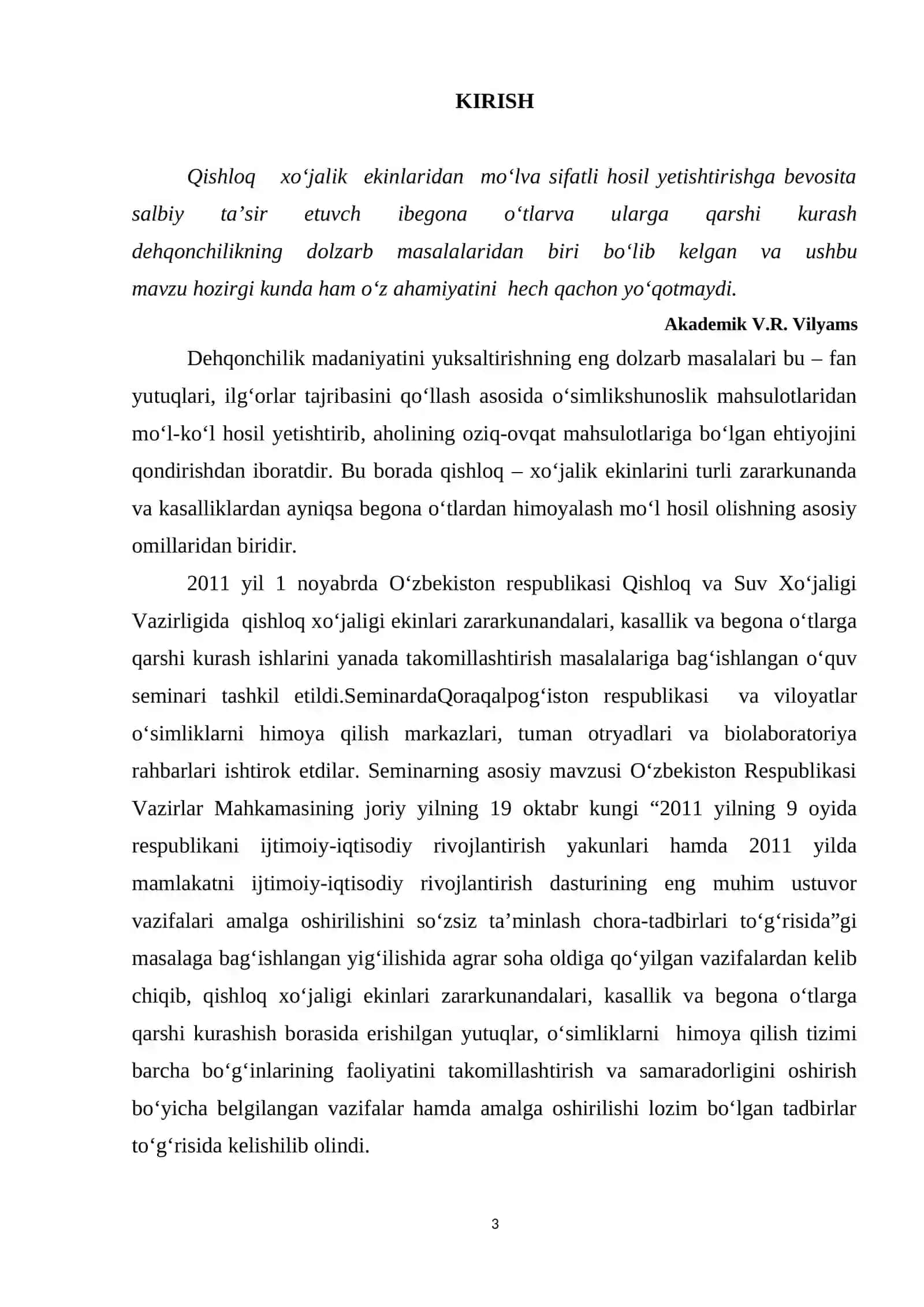 Zaharli begona о‘tlarga qarshi kurash choralarini о‘rganish 3