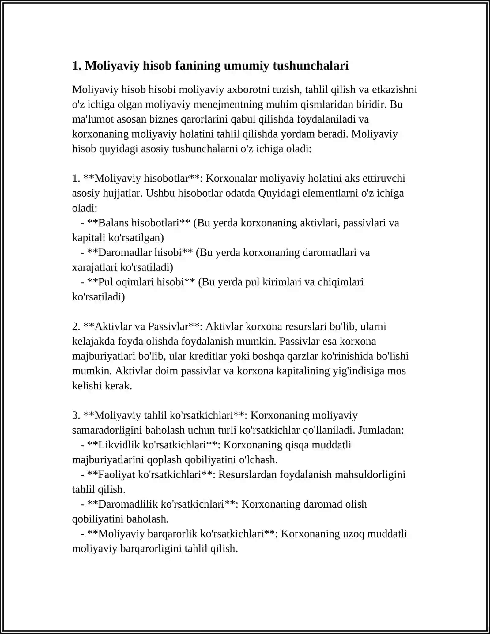 MOLIYAVIY HISOB FANINING USULLARI.BOZOR IQTISODIYOTIGA O'TISHDA MOLIYAVIY HISOB FANINI ISLOH QILISH BOSQICHLARI 3