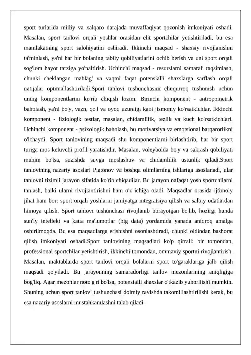 Sport maktabiga tanlov o‘tkazish metodikasi 3