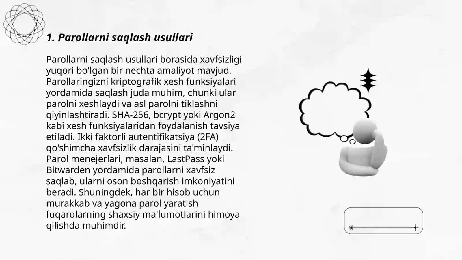 Parollarni boshqarish tizimlari va ulardan foydalanish 3