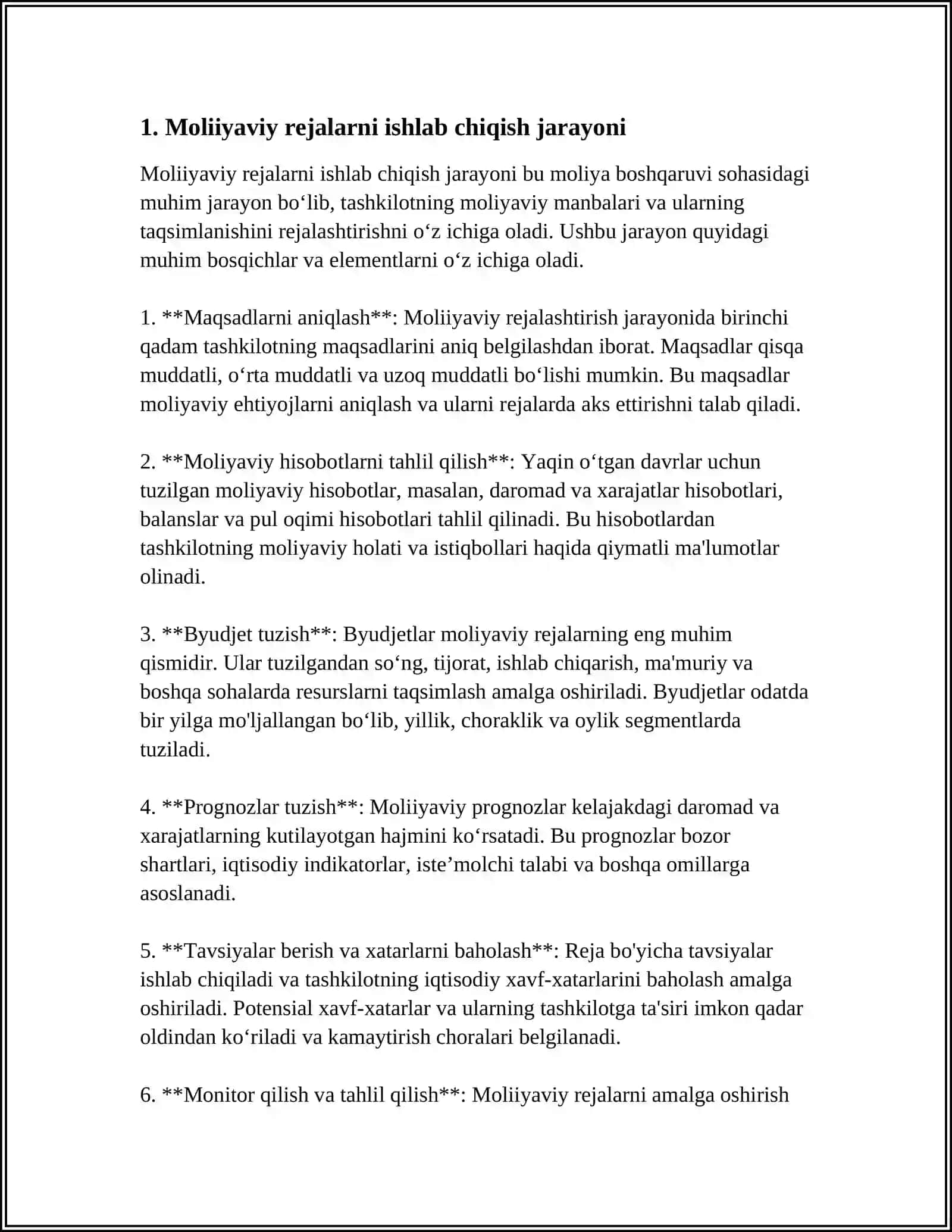 KORXONALARDA MOLIYAVIY REJALASHTIRISH 3