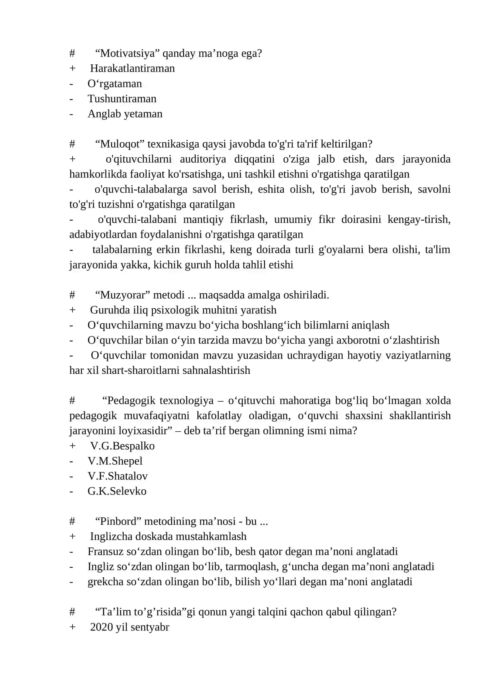 PEDAGOGIKA FANIDAN TEST 3