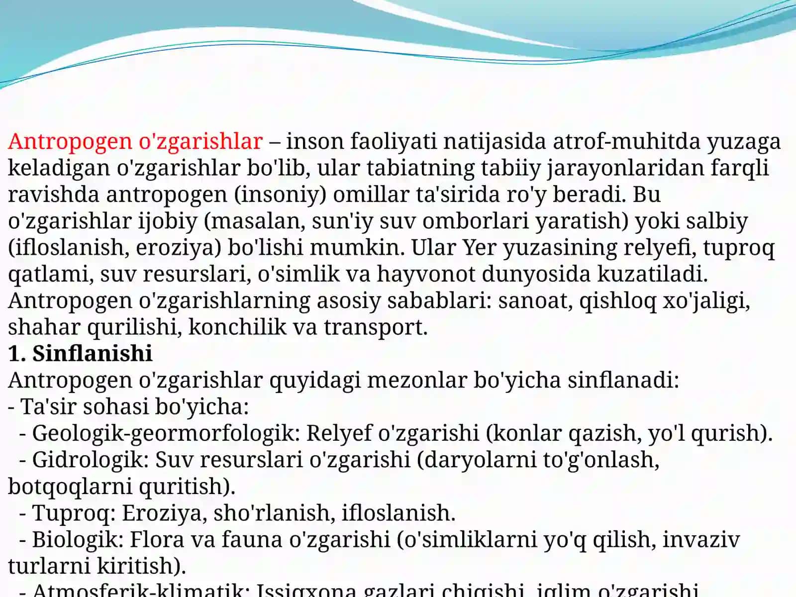 Antropogeno'zgarishlarularning inflanishi va formalari 3