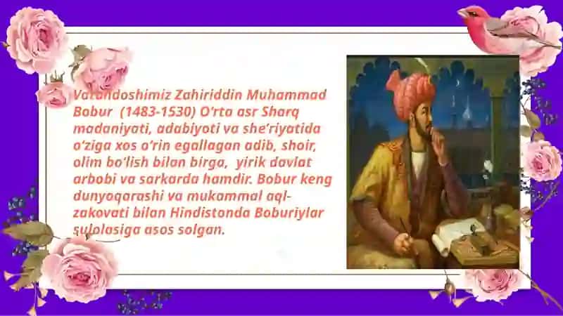 O'zbek adabiyoti fanida taqdimoti 3