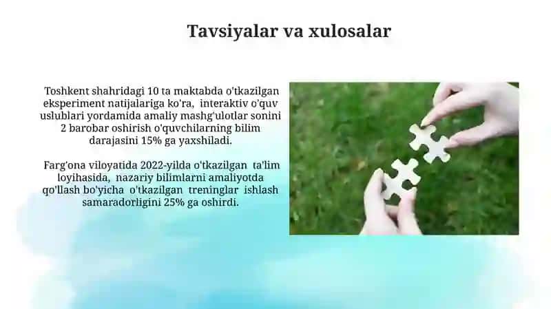 Akademik faoliyat integratsiyasi:nazariy vaamaliyotuyg'unligi 3