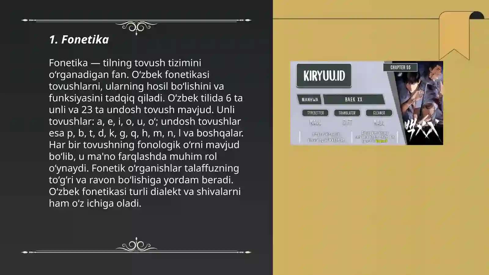 O'zbek tilida fonetika 3