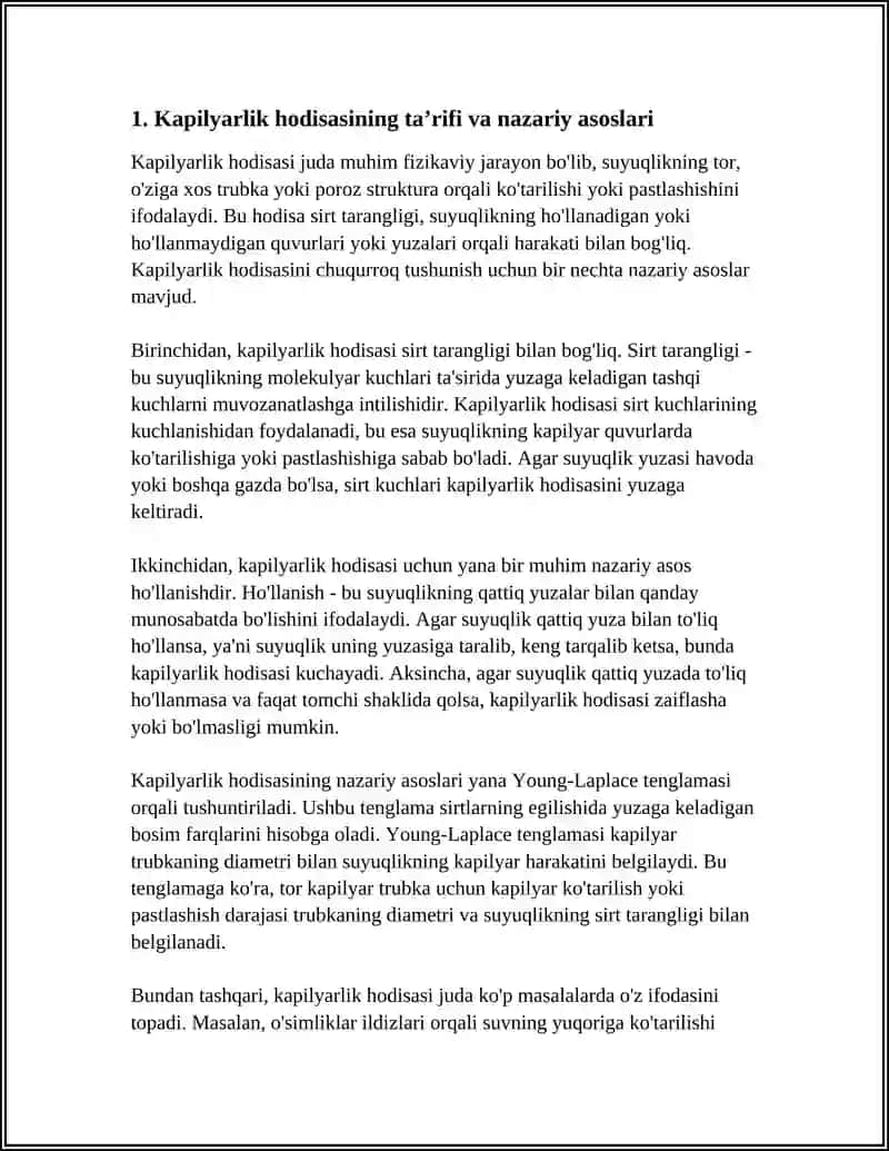 Kapilyarlik Hodisasi 3