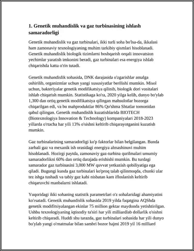 GENETIC ELECTRIC FIRMASI GAZ TURBINALARINI ÖRGANISH 3