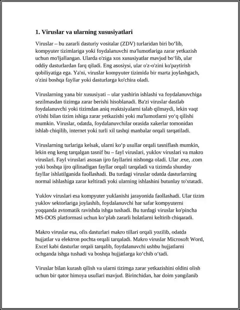 ZARARLI DASTURIY VOSITALARNI KLASSIFIKATSIYASI VA HIMOYA USULLARI 3