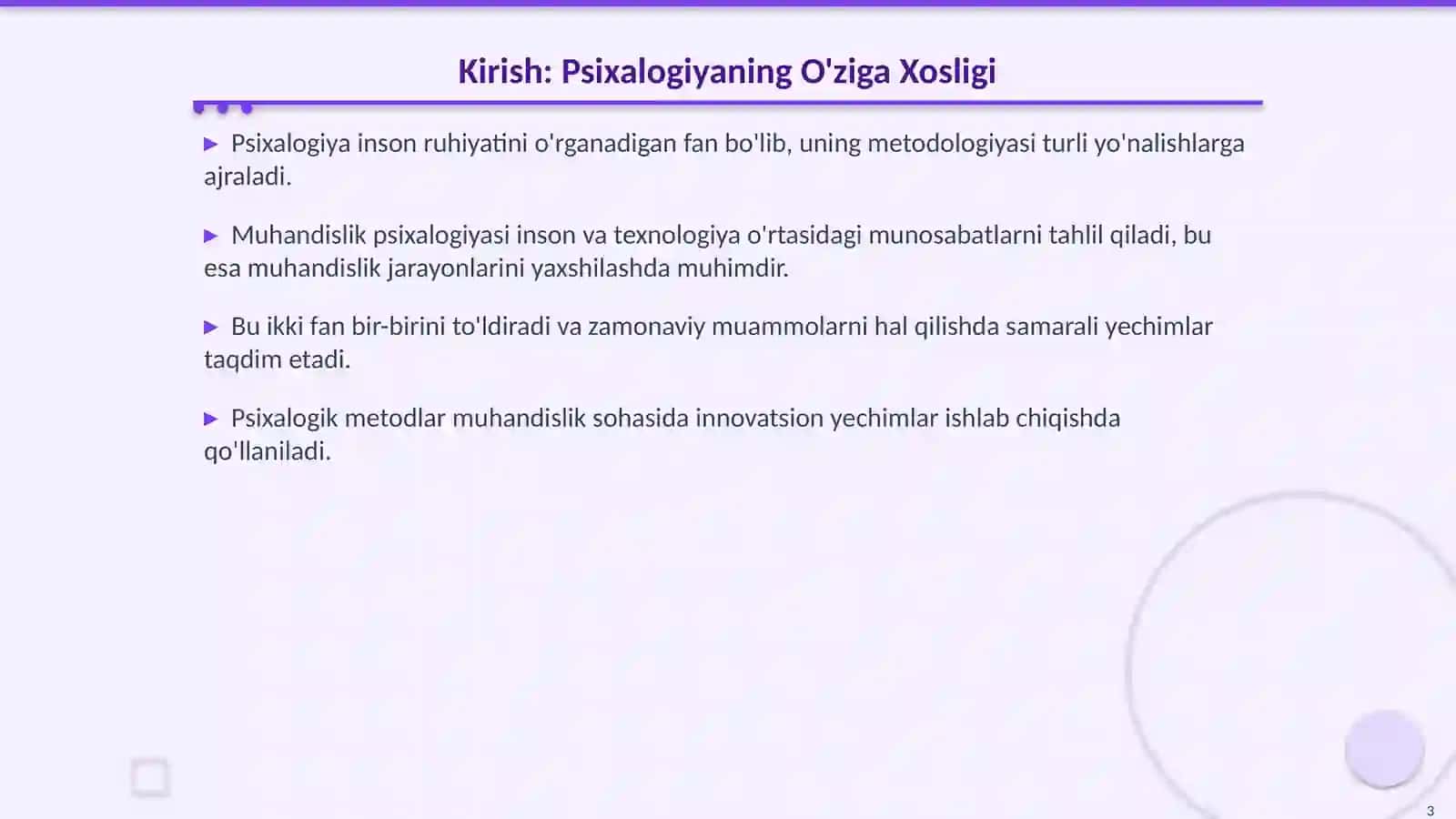 Psixalogiya va Muhandislik Psixalogiyasi: Metodlarining Klassifikatsiyasi 3