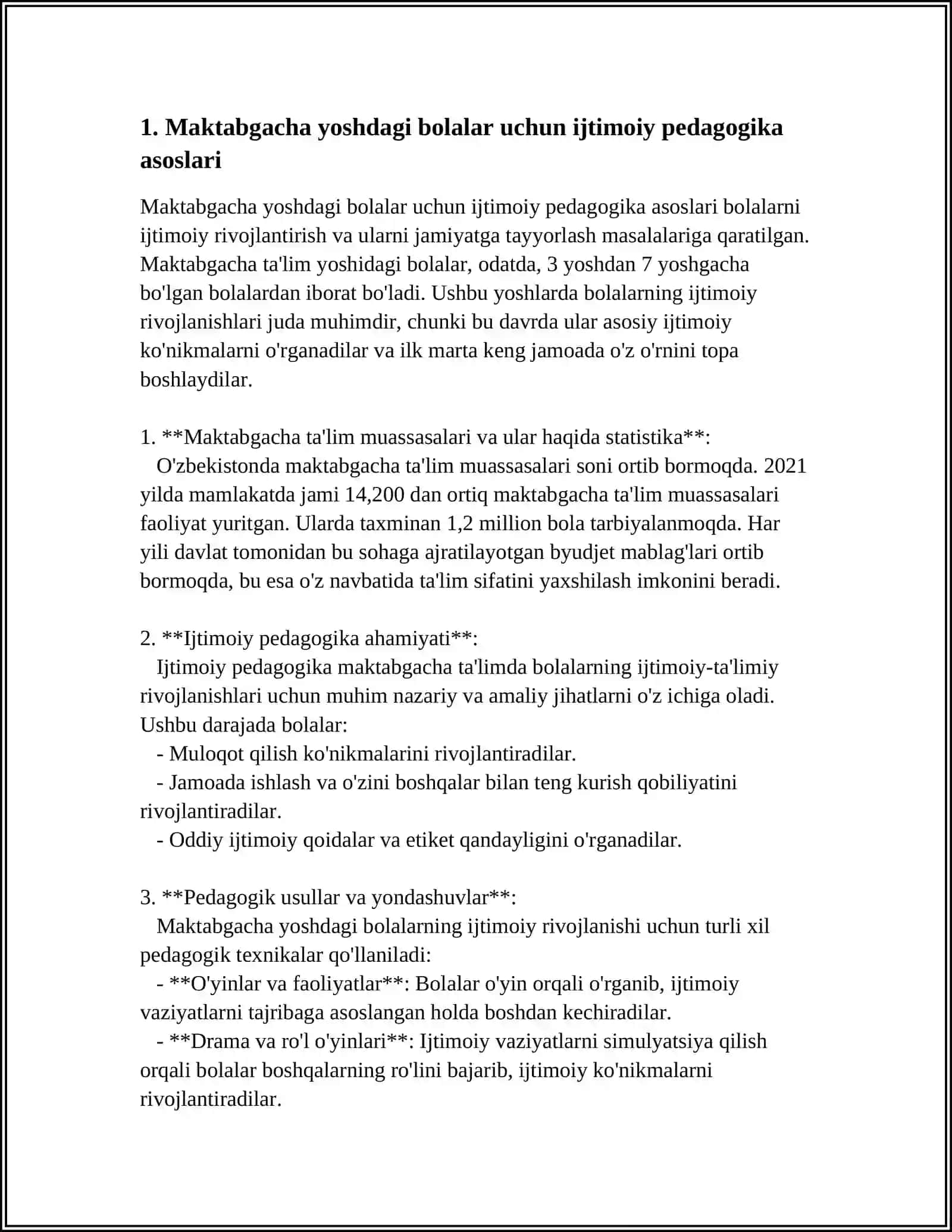 IJTIMOIY PEDAGOGIKA MAKTAB YOSHDAGI BOLALARDA ISH YURITISH 3