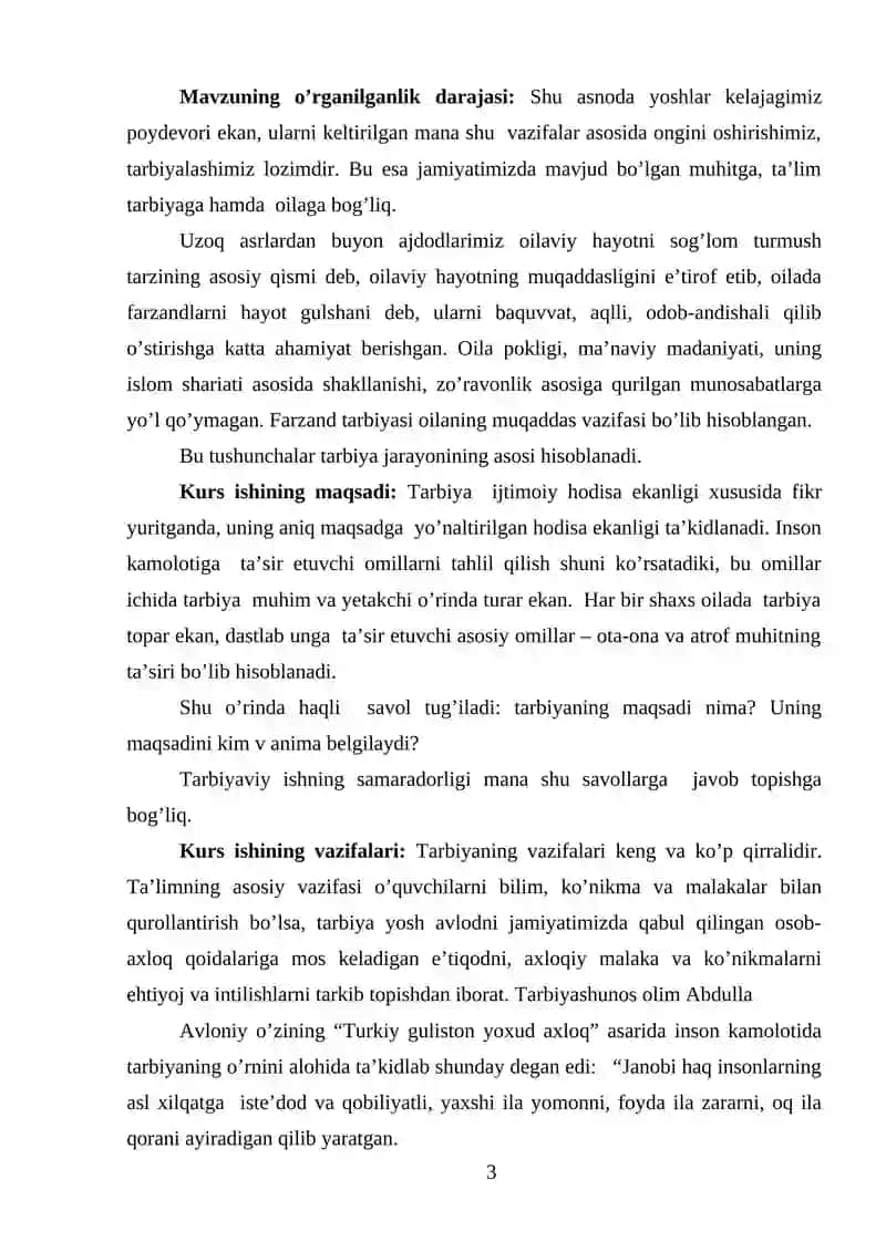 O‘QUVCHILARNING O‘Z - O‘ZINI BOSHQARISHDA TARBIYAVIY MULKCHILIK SHAROITLARI 3