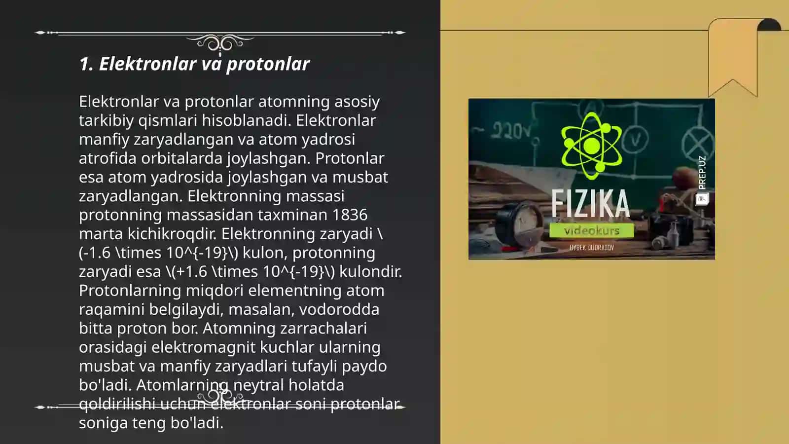 Tabiatdagi elektr hodisalar 3