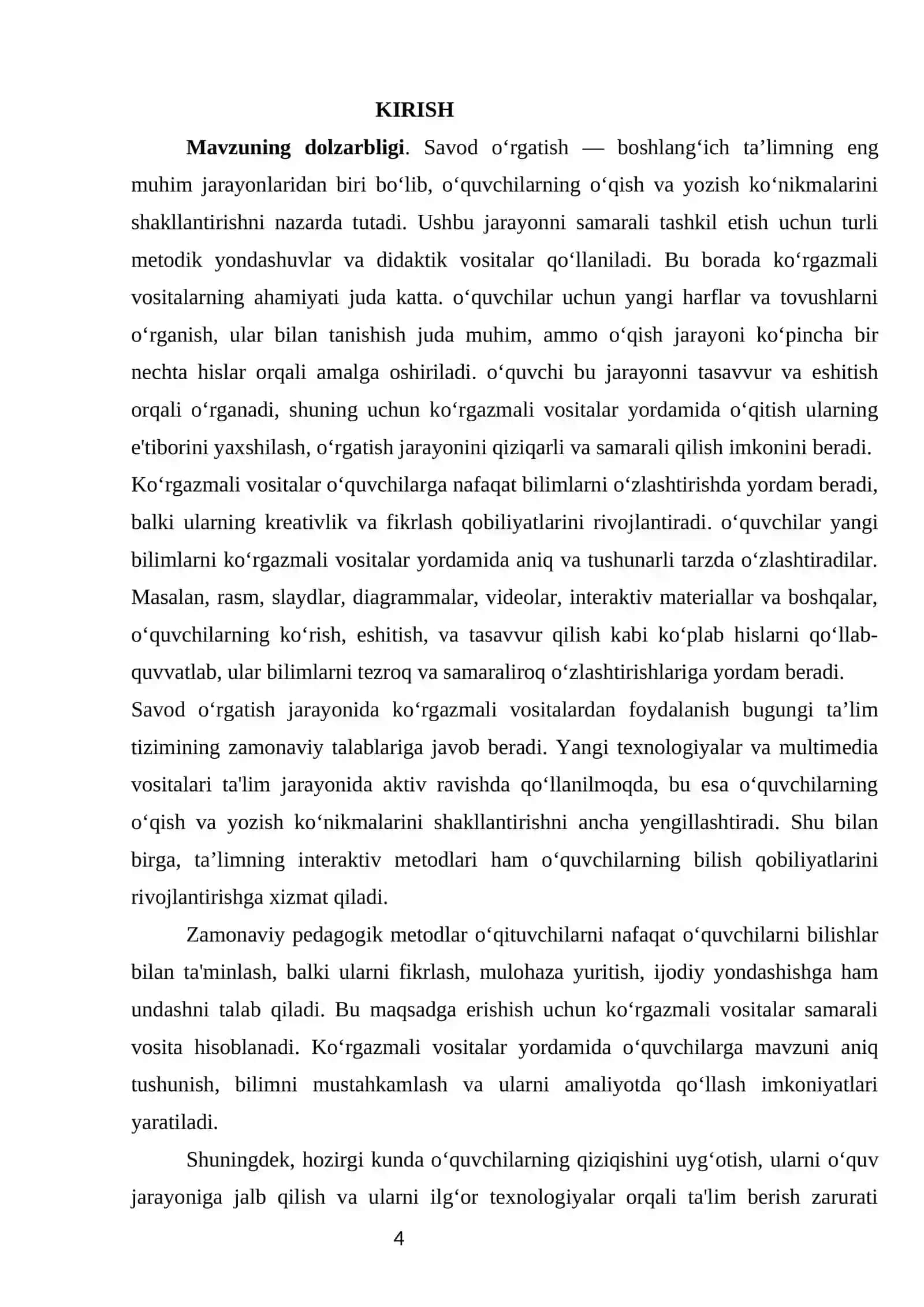 Savod o‘rgatish davrida gap ustida ishlash 3