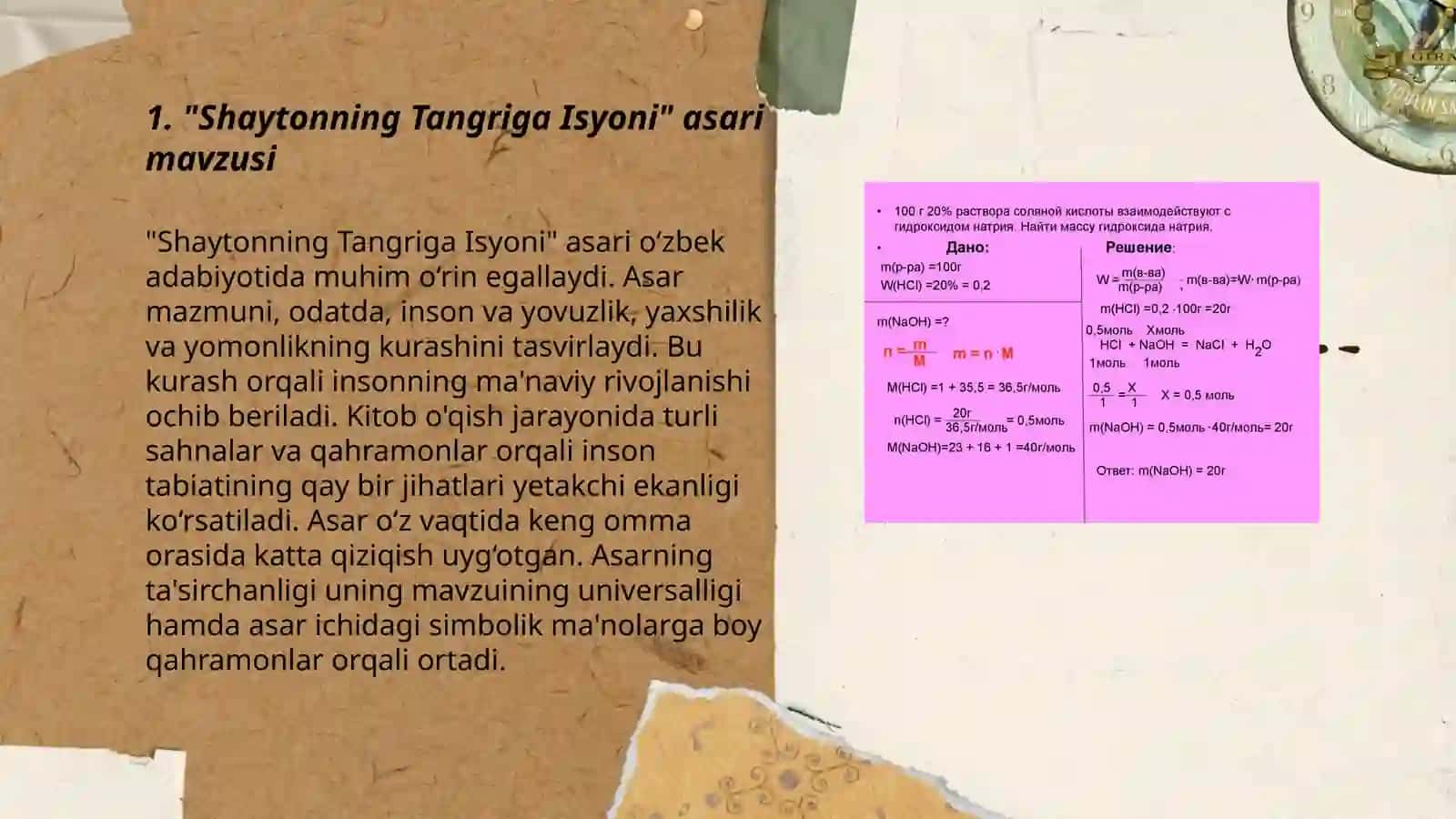 Shaytonning tangriga isyoni darammasi tahlili 3