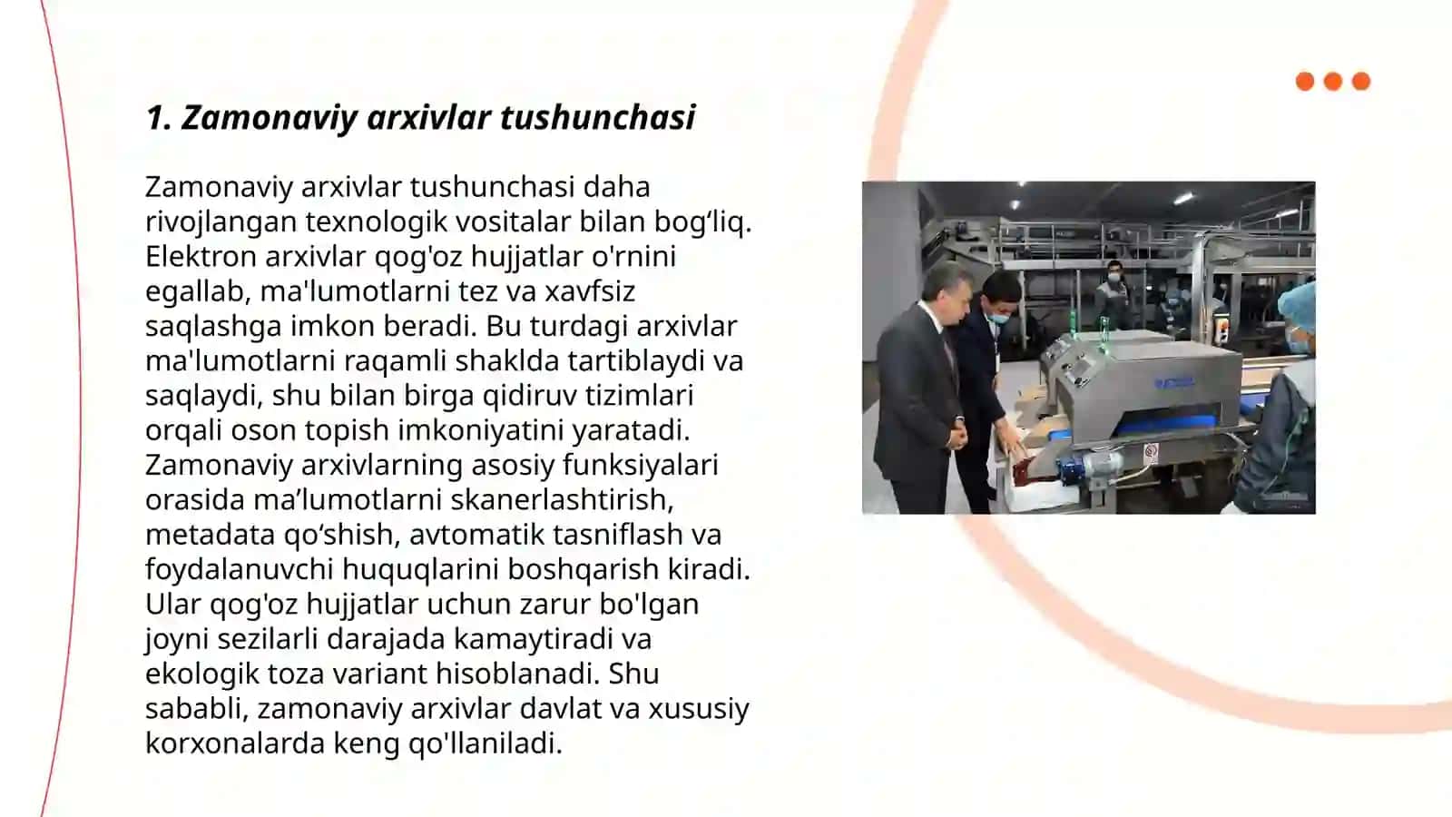 Zamonaviy arxivlar tushunchasi 3
