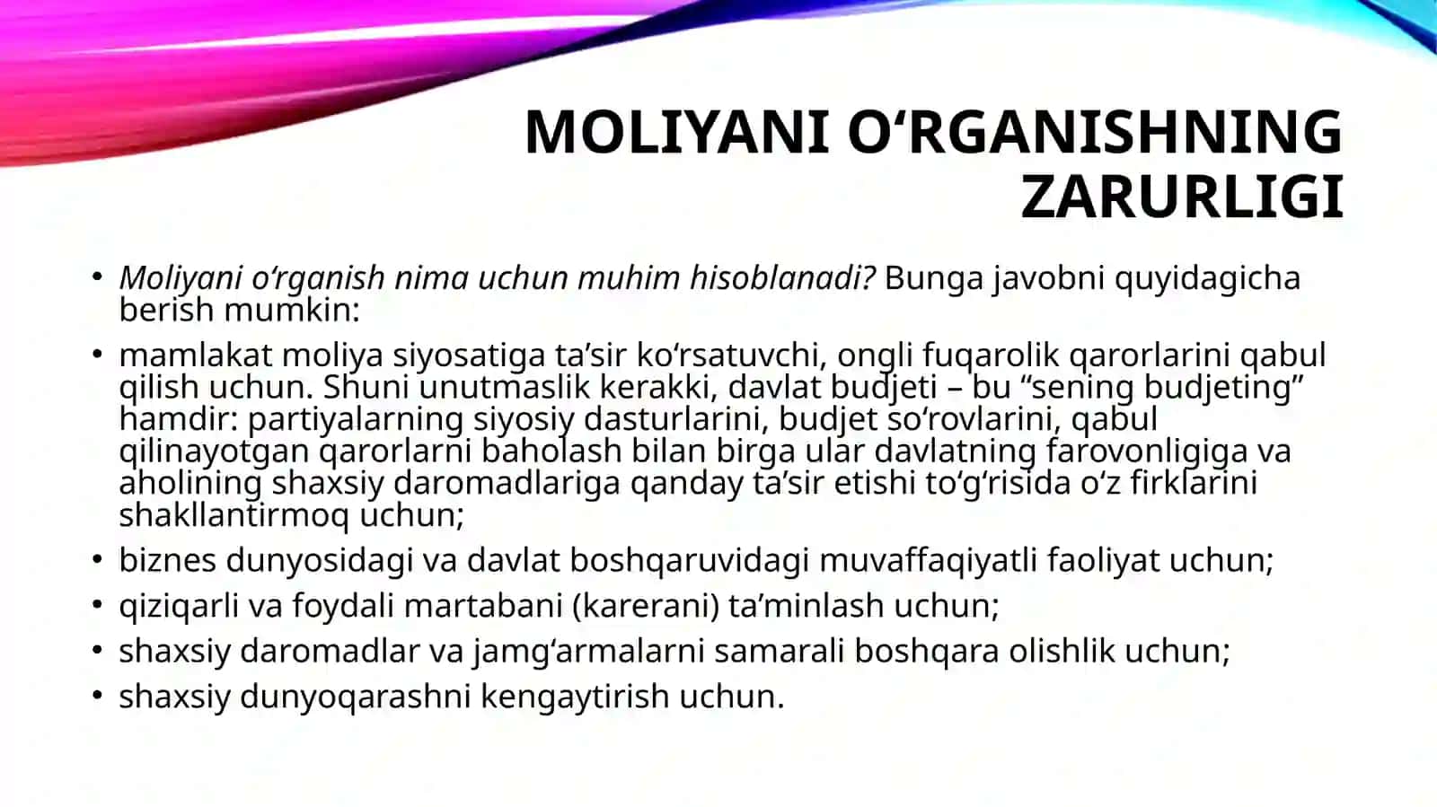 MOLIYANING MOHIYATI VA FUNKSIYALARI 3