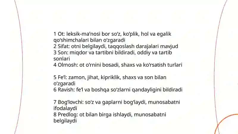 Tilning grammatik qurilishi 3