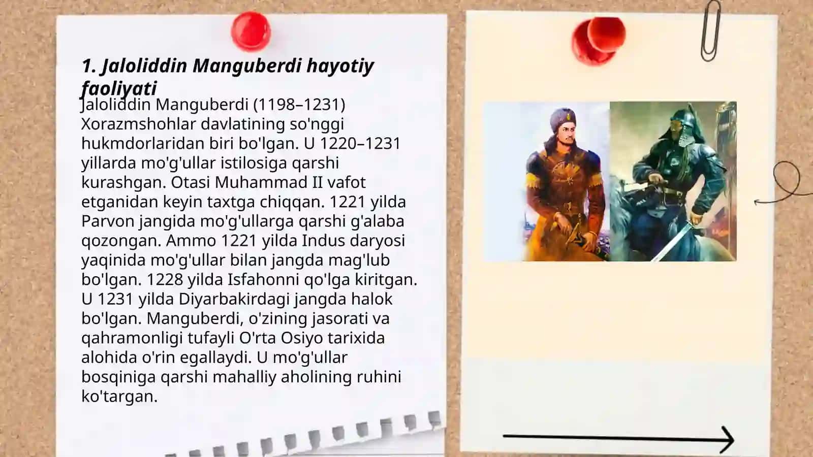 Jaloliddin Manguberdi- vatan himoyachisi 3
