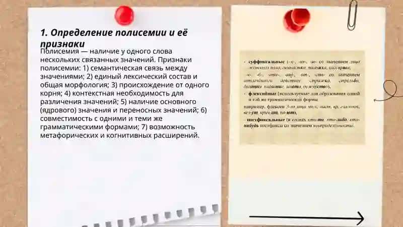 Полисемия и омонимия 3