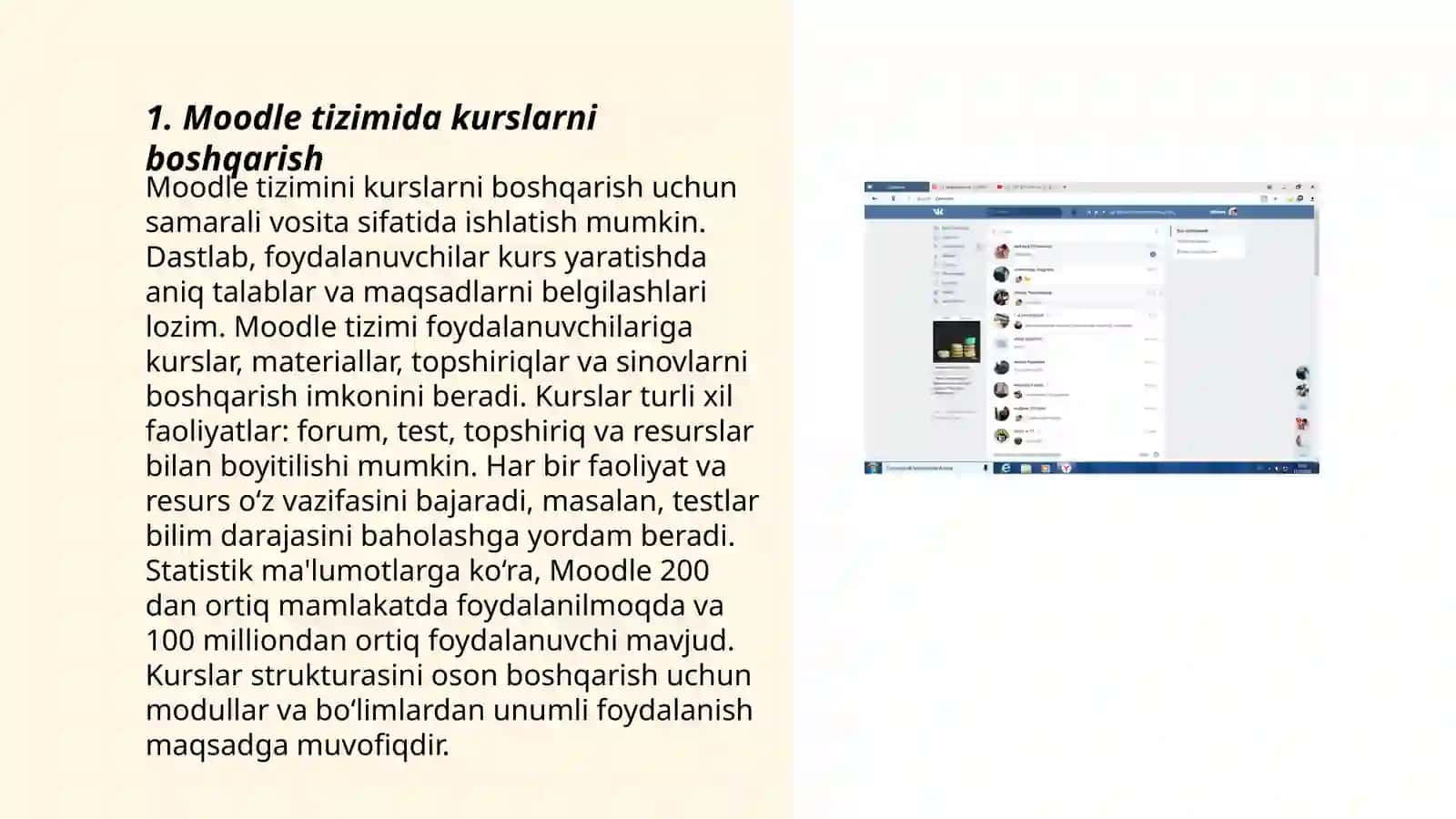 MOODLE tizimida global guruhlami lokal guruhlarga va aksincha aylantirish muammosini hal qilish 3