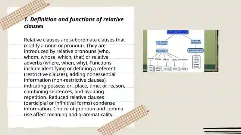 Relative clauses 3