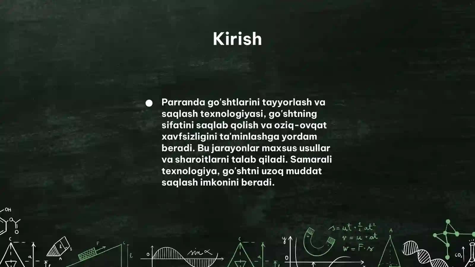 Parranda go'shtlarni tayyorlash va saqlash texnologiyasi 3
