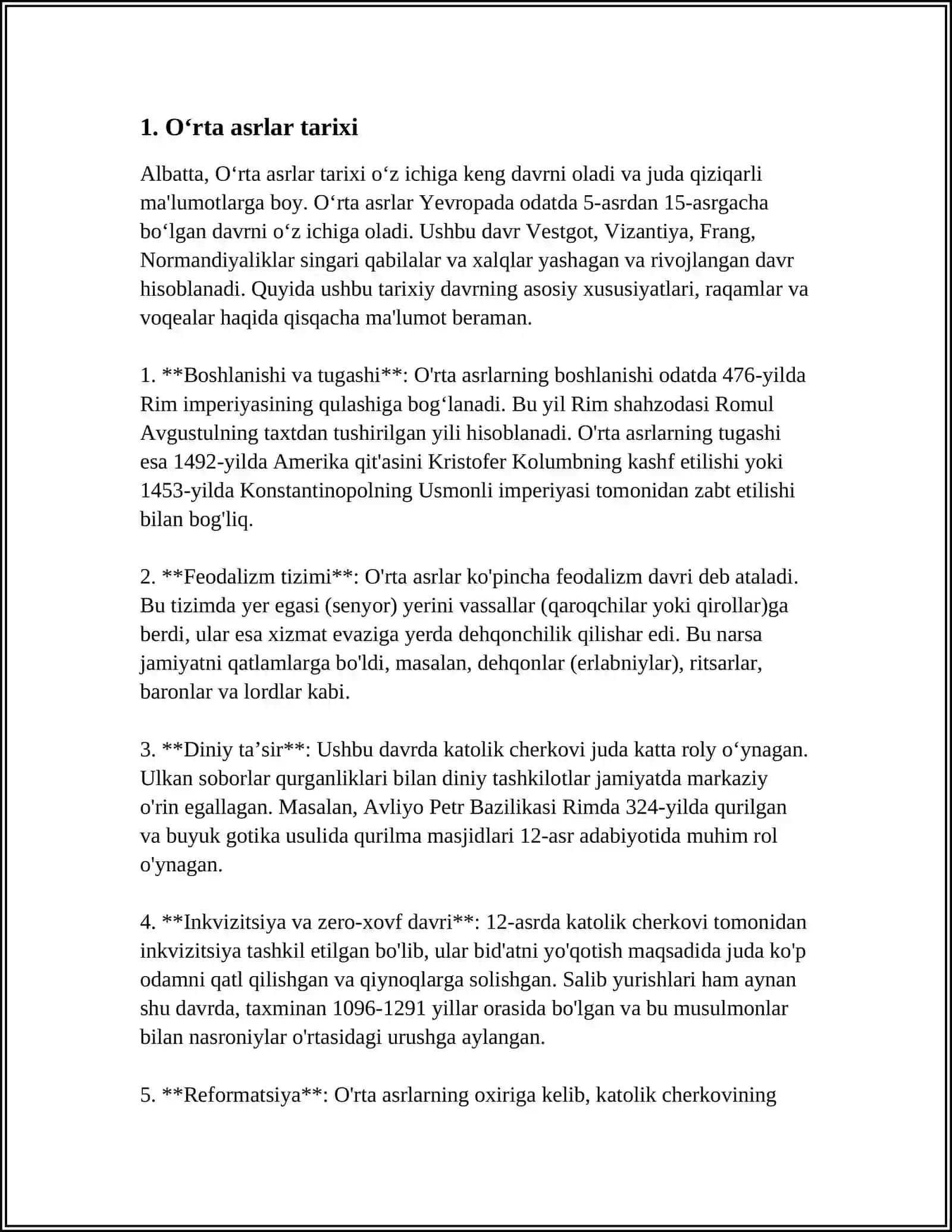 TARIX FANLARI BOYICHA TAYYORLANGAN AVTOREFERAT 3