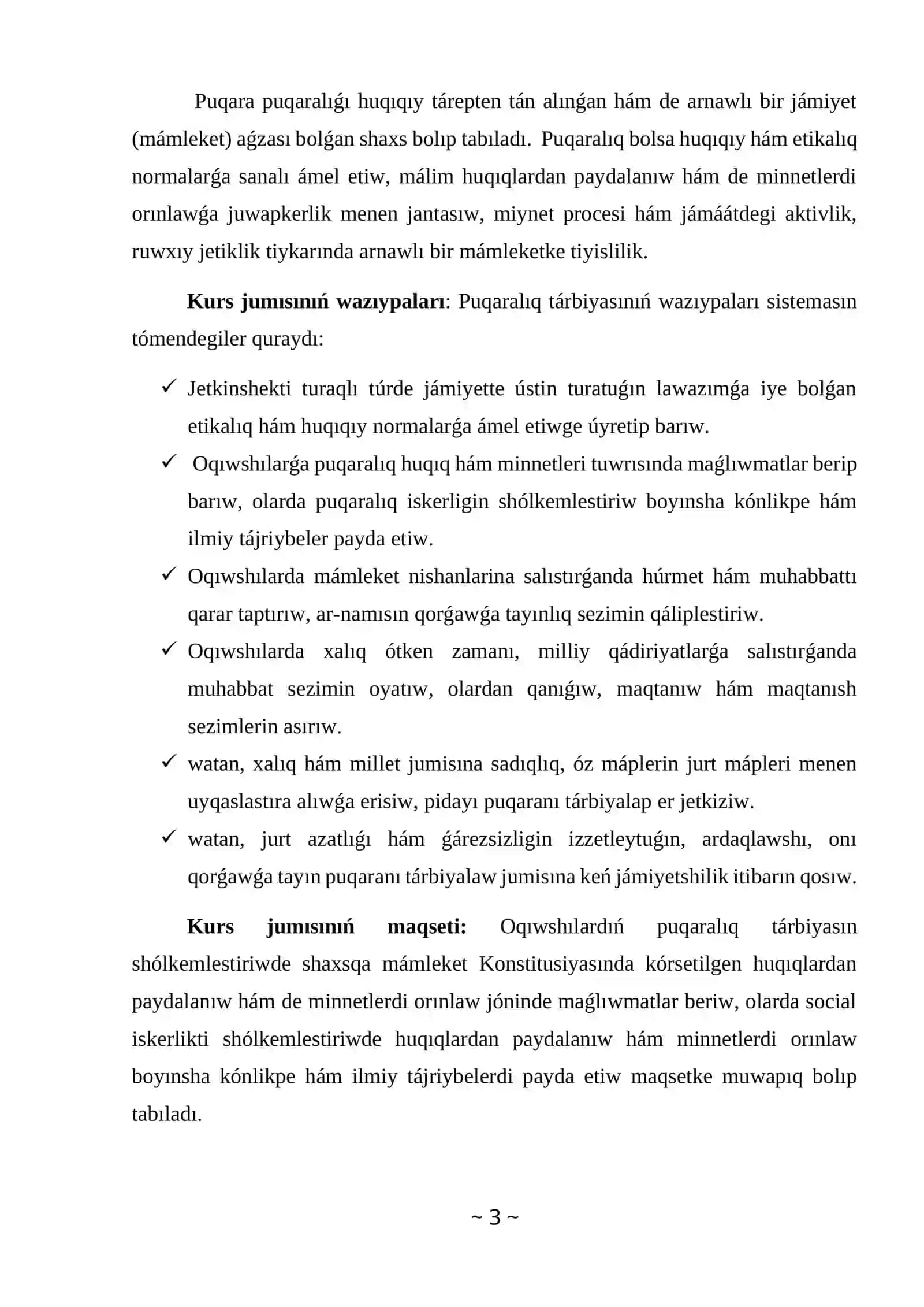 Puxaralıq tárbiya hám onıń mazmunı 3