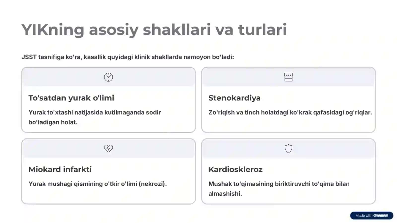 Yurak ishemik kasalliklari 3