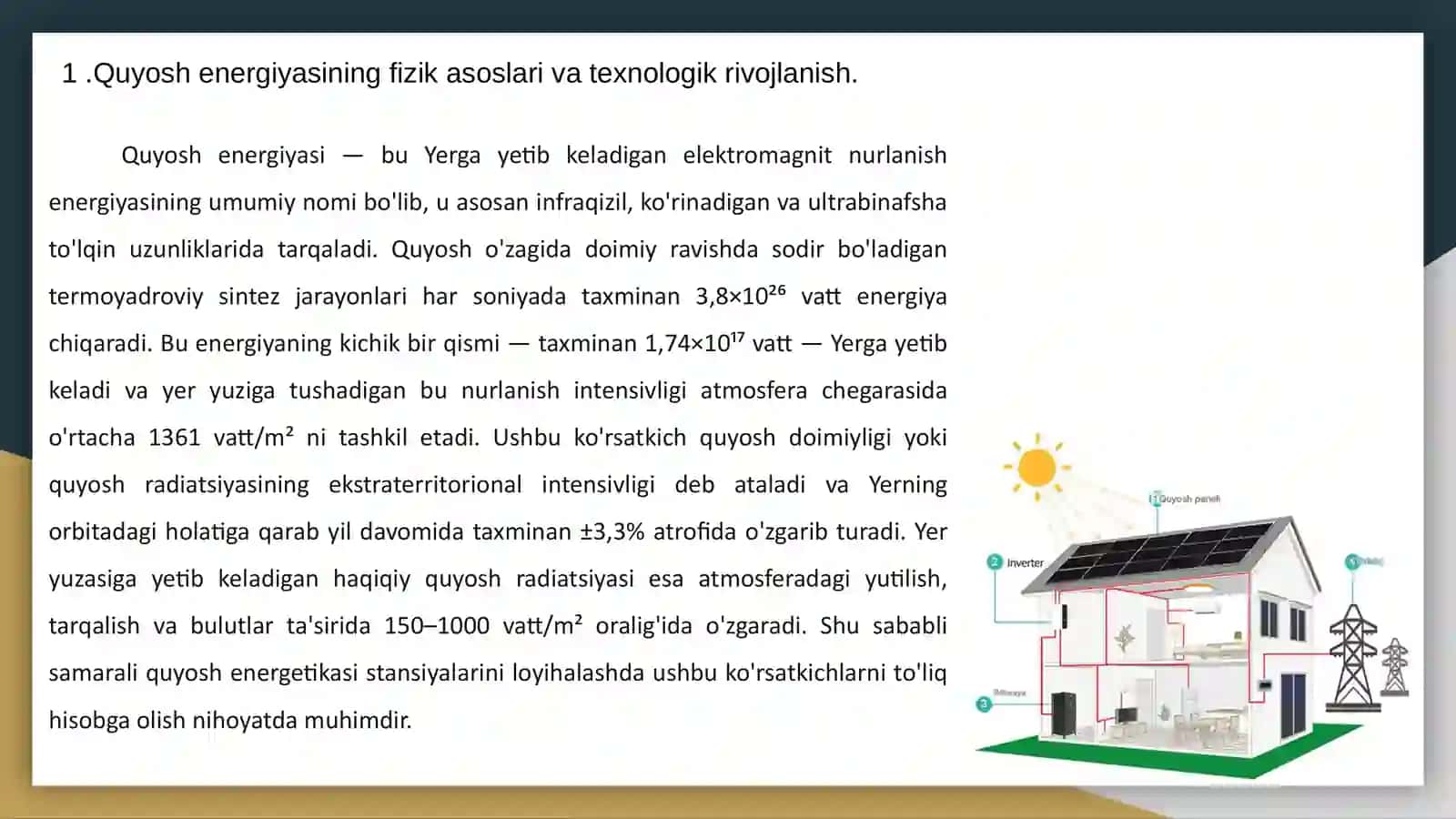 quyosh energetikasi 3