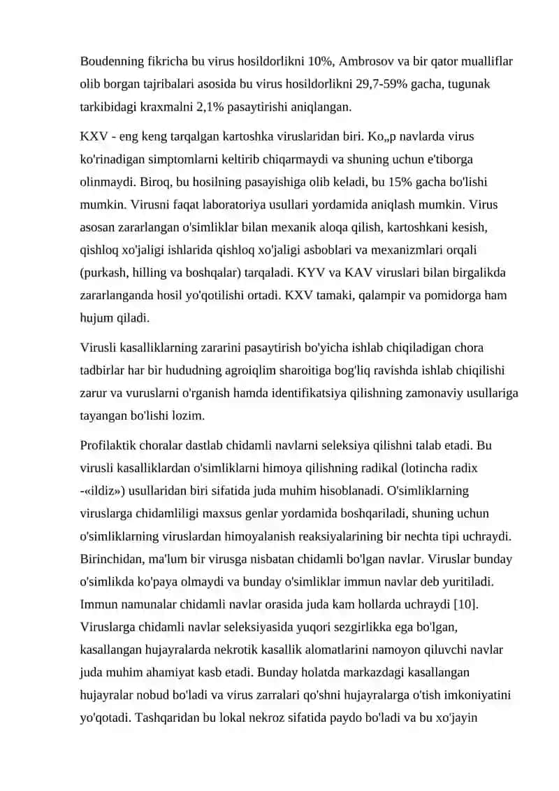 FITOPATOGEN VIRUSLAR VA ULARNING XALQ XO’JALIGIDAGI AHAMIYATI 3
