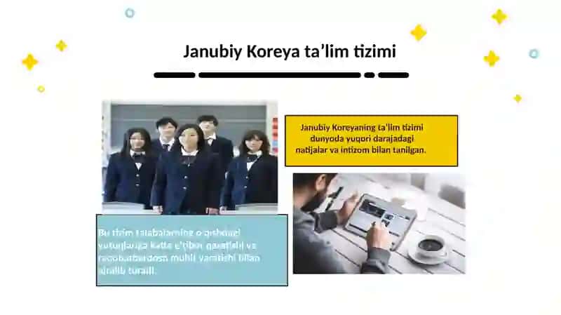 Oʼzbekiston va Koreya taʼlim tizimi farqi 3