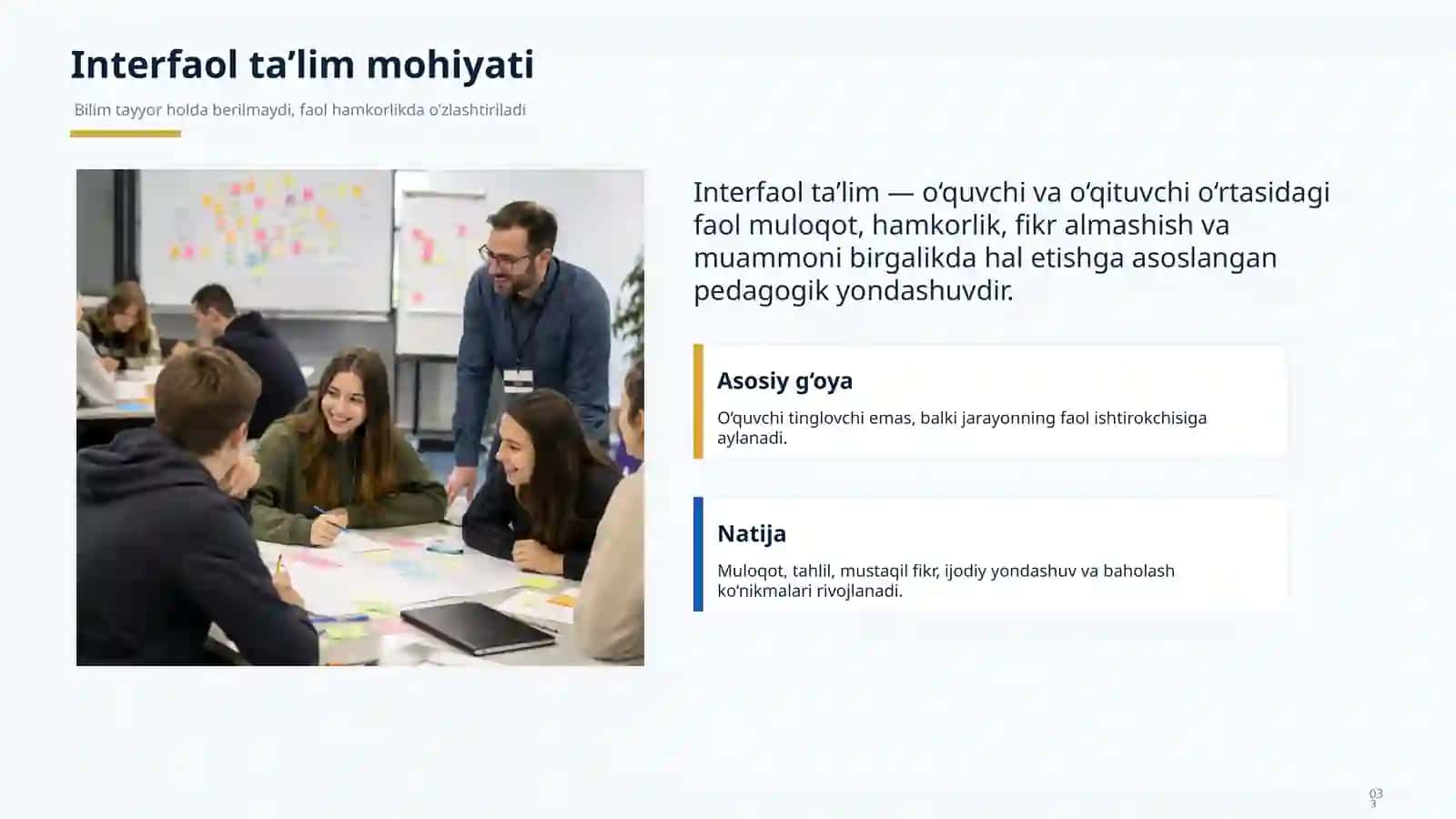 INTERFAOL TA’LIM METODLARI 3