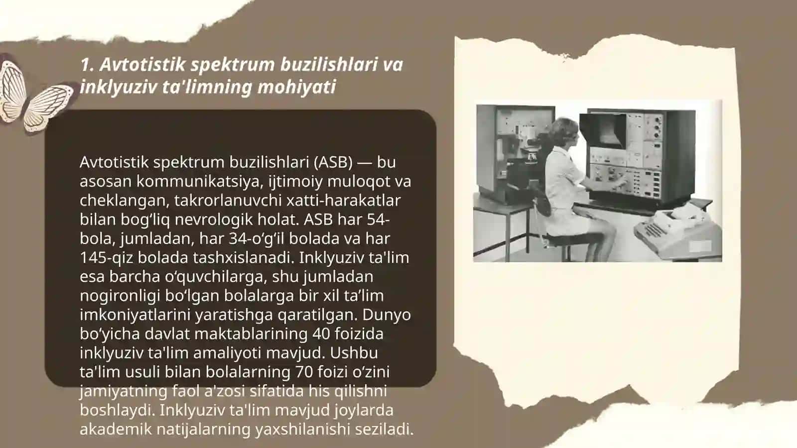 Autestik spektor buzilishlariga ega bòlgan bolalar uchun inklyuziv ta'lim strategiyalari 3
