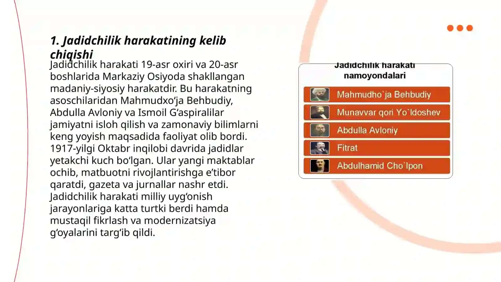Jadidchilik harakati namoyondalari 3