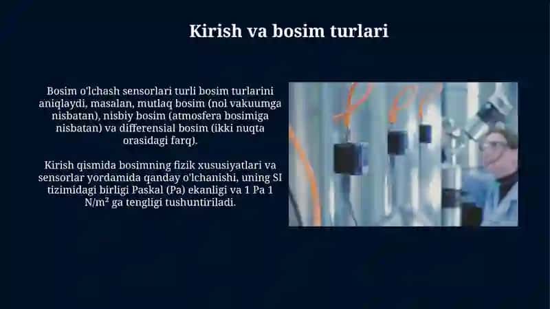 Bosimni o'lchash datchiklari 3