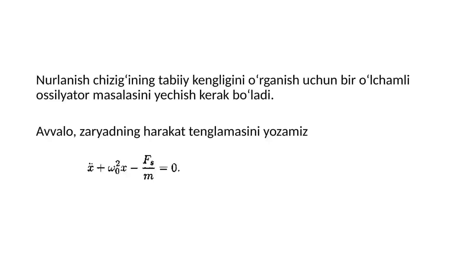Nurlanish chizig'ining tabiiy kengayishi 3