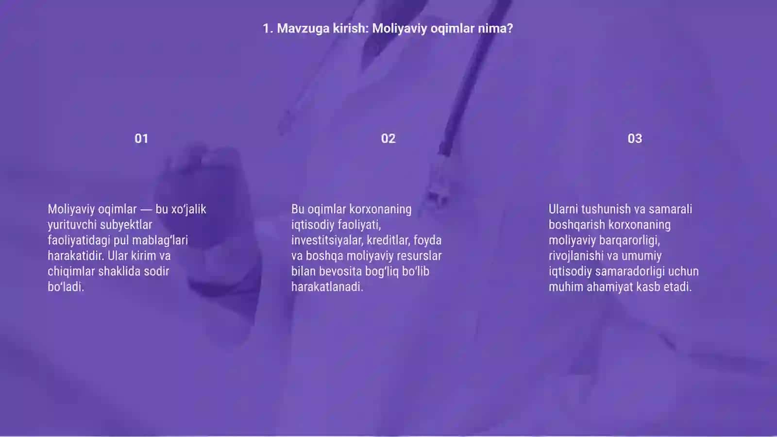 Moliyaviy oqimlari samaradorligi va uni aniqlash turlari 3
