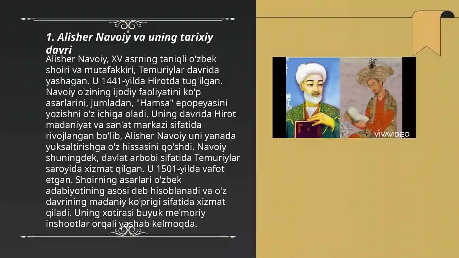 Alisher Navoiy hayoti va ijodi 3