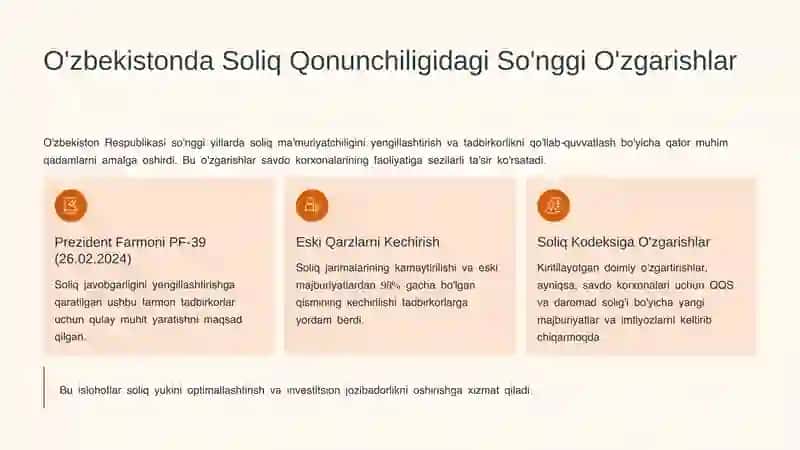 Savdo korxonalarda soliq to'lovlar, majburiy ajratmalar va ushlanmalar hisobining xususiyatlari 3
