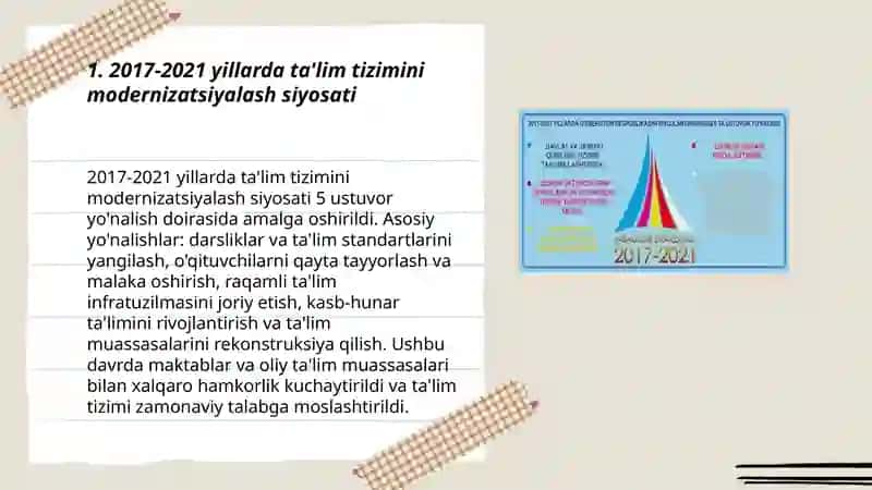 2017-2021 yillarda OʻZB Respublikasi rivojlantirishning besh ustuvor yonalishi boyicha 3