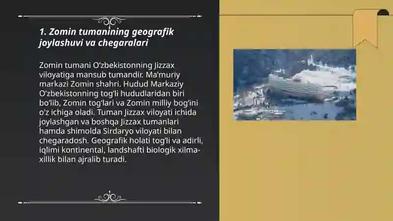Zomin tumani 3